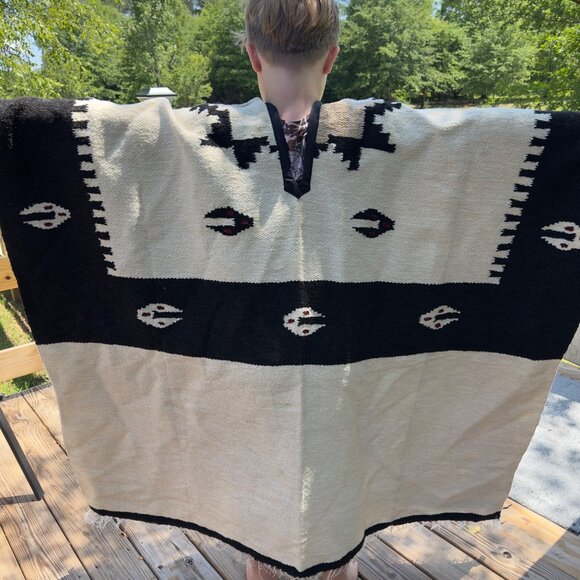 Serape poncho Indiana collection - Picture 3 of 3